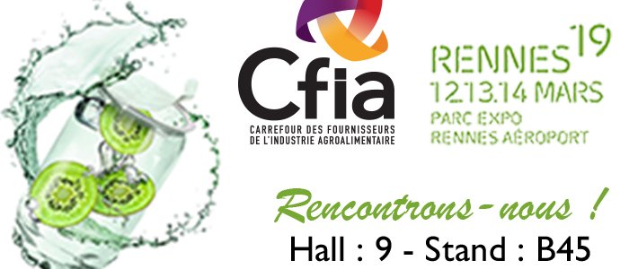 CFIA de Rennes 2019 - Hall 9 Stand B45